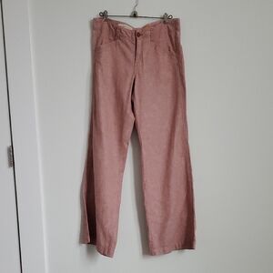 Pilcro & the Letterpress, Women's Wide Leg Linen/Cotton Trousers, 8